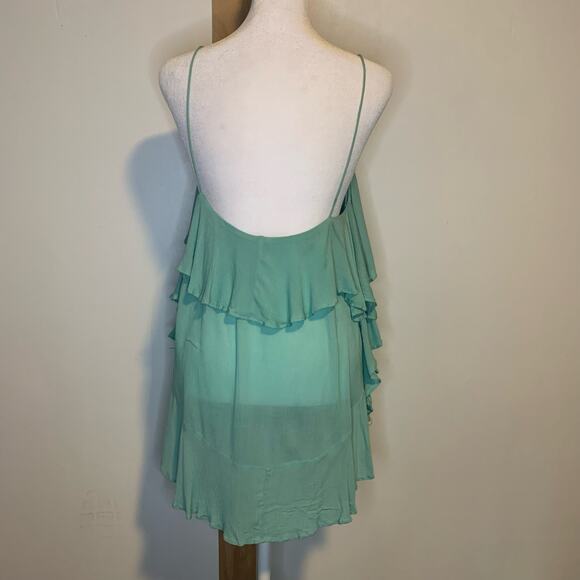 Free People Intimately teal blue tank top size S - Picture 5 of 12